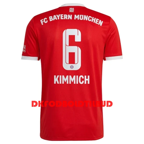 FC Bayern München Kimmich 6 Fodboldtrøje Herre Hjemmebane 2022-23