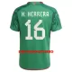 Mexico H.HERRERA 16 Fodboldtrøje Herre Hjemmebane VM 2022