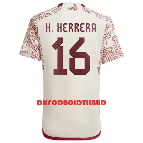 Mexico H.HERRERA 16 Fodboldtrøje Herre Udebane VM 2022