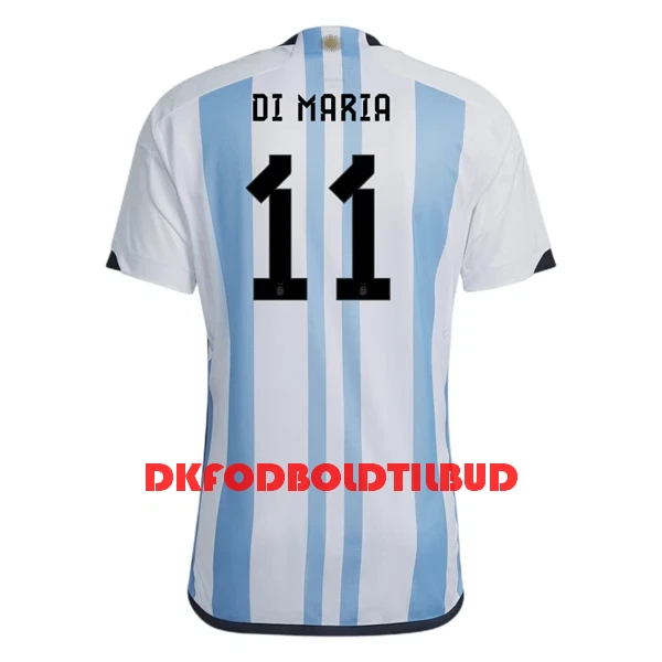 Argentina Di Maria 11 Fodboldtrøje Herre Hjemmebane VM 2022