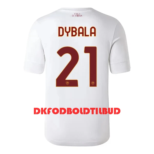 AS Roma Dybala 21 Fodboldtrøje Herre Udebane 2022-23