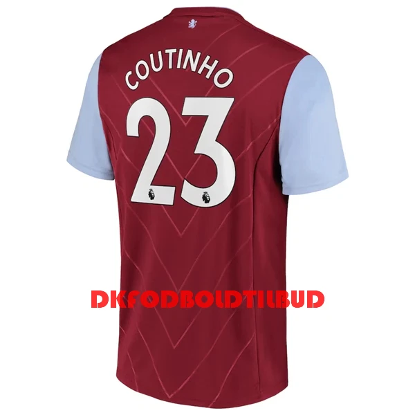 Aston Villa Coutinho 23 Fodboldtrøje Herre Hjemmebane 2022-23