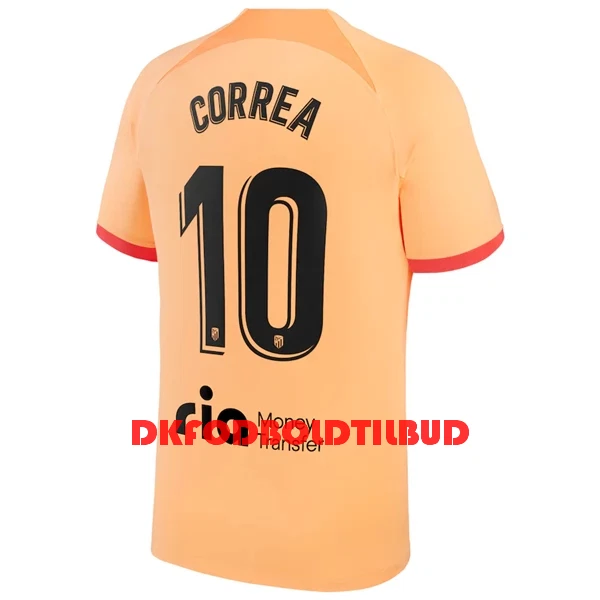 Atlético Madrid Correa 10 Fodboldtrøje Herre Tredje 2022-23