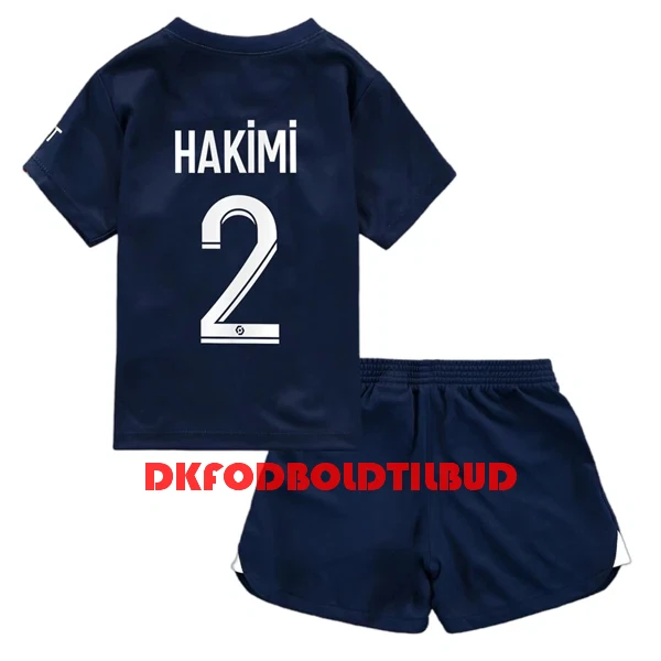 Paris Saint-Germain Hakimi 2 Fodboldtrøje Børn Hjemmebane 2022-23