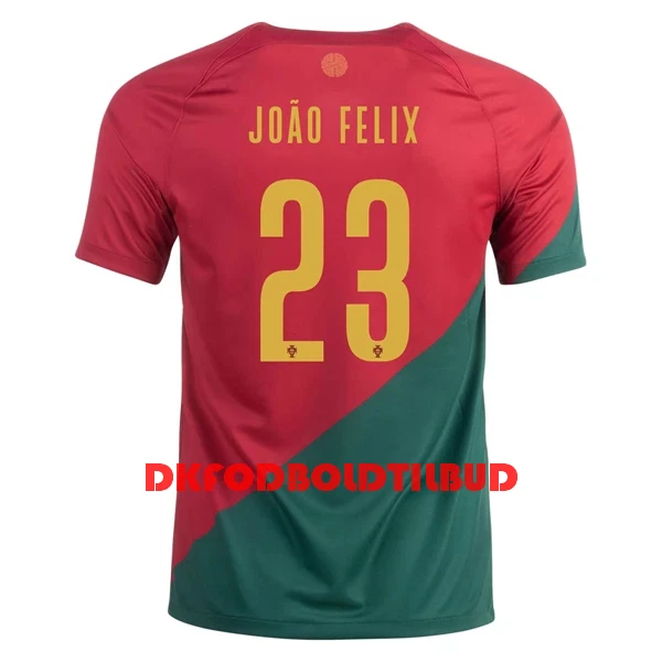 Portugal João Félix 23 Fodboldtrøje Herre Hjemmebane VM 2022