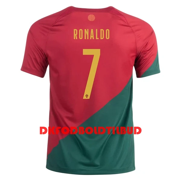 Portugal Ronaldo 7 Fodboldtrøje Herre Hjemmebane VM 2022