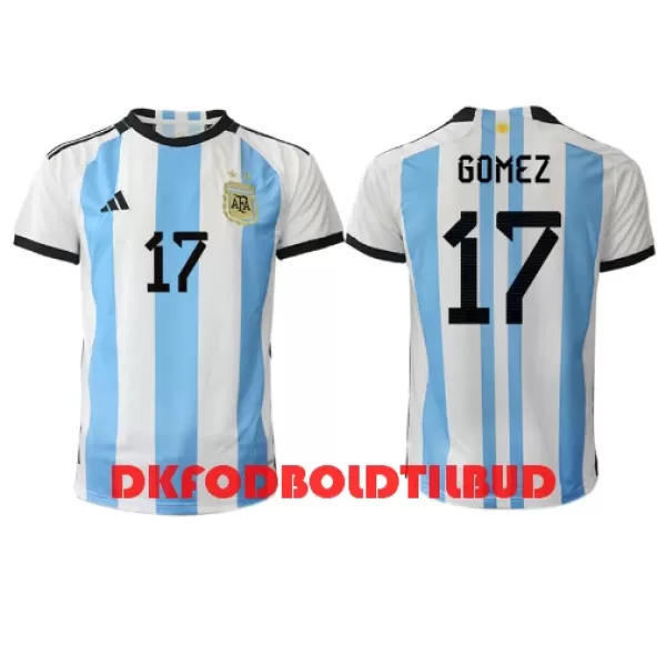 Argentina Alejandro Gomez 17 Fodboldtrøje Herre Hjemmebane VM 2022