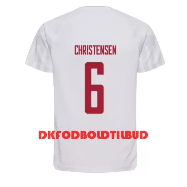 Danmark Andreas Christensen 6 Fodboldtrøje Herre Udebane VM 2022