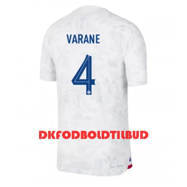 Frankrig Raphael Varane 4 Fodboldtrøje Herre Udebane VM 2022