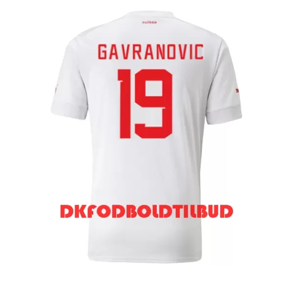 Schweiz Mario Gavranovic 19 Fodboldtrøje Herre Udebane VM 2022