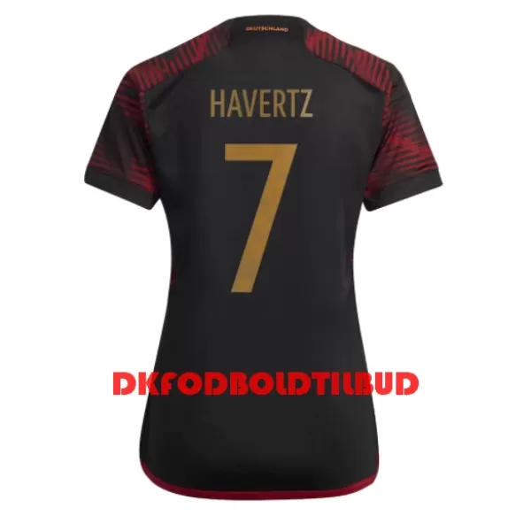 Tyskland Kai Havertz 7 Fodboldtrøje Dame Udebane VM 2022