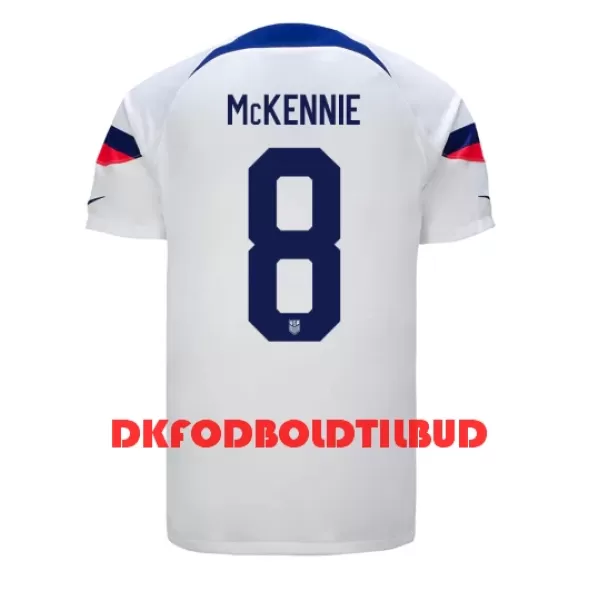 USA Weston McKennie 8 Fodboldtrøje Herre Hjemmebane VM 2022