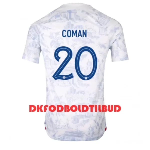 Frankrig Kingsley Coman 20 Fodboldtrøje Herre Udebane VM 2022