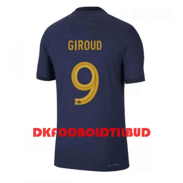 Frankrig Olivier Giroud 9 Fodboldtrøje Herre Hjemmebane VM 2022