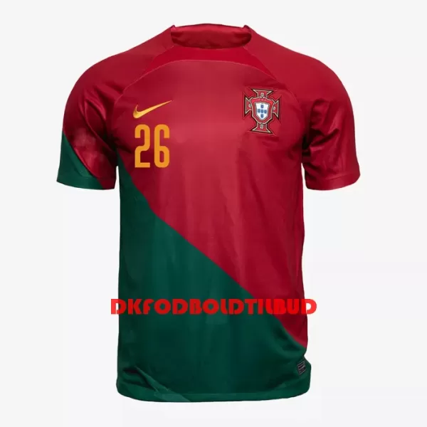 Portugal G. RAMOS 26 Fodboldtrøje Herre Hjemmebane VM 2022