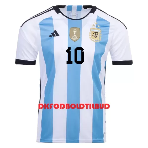 Argentina 3 Star MARADONA 10 Fodboldtrøje Herre Hjemmebane VM 2022