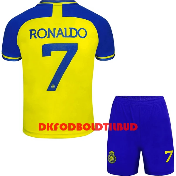 Al-Nassr FC Ronaldo 7 Fodboldtrøje Børn Hjemmebane 2022-23