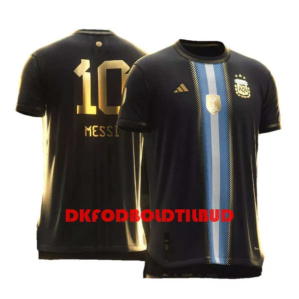 Argentina MESSI 10 Golden Bisht Edition Fodboldtrøje Herre