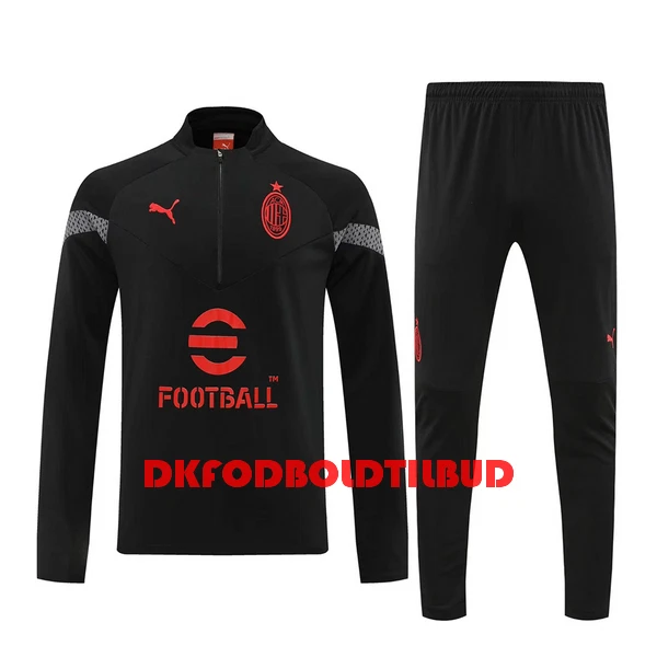 AC Milan Trænings Sweatshirt Herre 2022-23 Sort