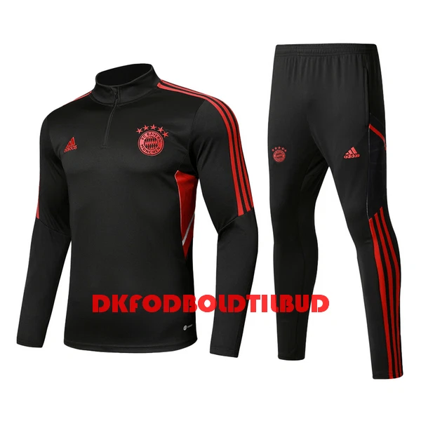 Bayern München Trænings Sweatshirt Børn 2022-23 Sort