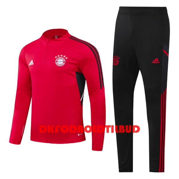 Bayern München Trænings Sweatshirt Børn 2022 Rød