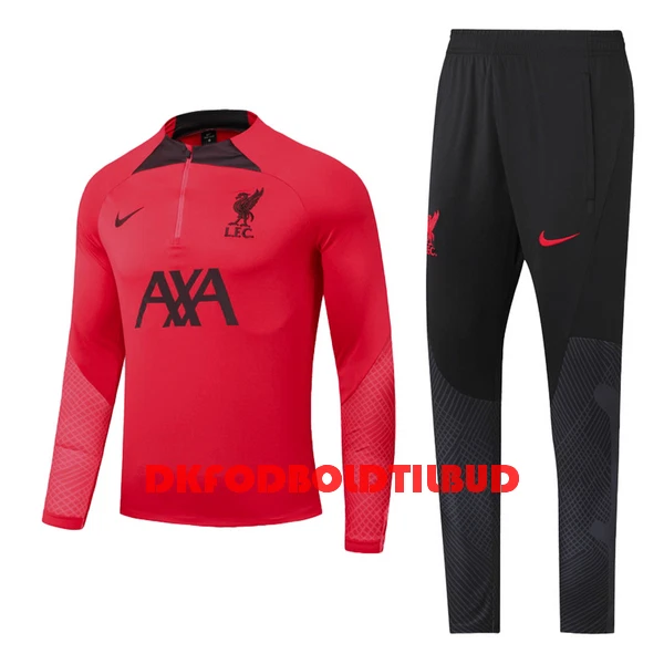 Liverpool Trænings Sweatshirt Børn 2022-23 Rød