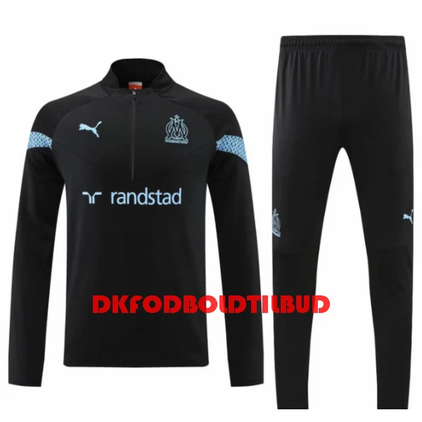 Olympique Marseille Trænings Sweatshirt Herre 2022-23 Sort