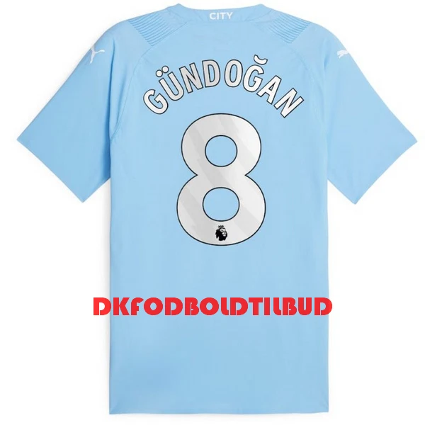 Manchester City Gündogan 8 Fodboldtrøje Herre Hjemmebane 23/24