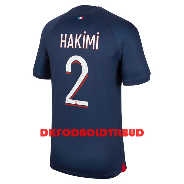 Paris Saint-Germain Hakimi 2 Fodboldtrøje Herre Hjemmebane 23/24