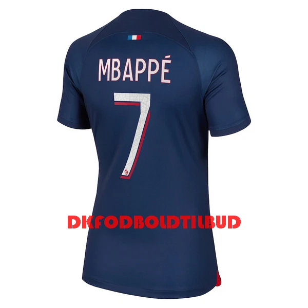 Paris Saint-Germain Mbappé 7 Fodboldtrøje Dame Hjemmebane 23/24