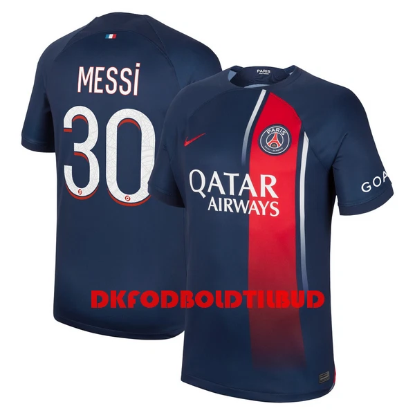 Paris Saint-Germain Messi 30 Fodboldtrøje Herre Hjemmebane 23/24