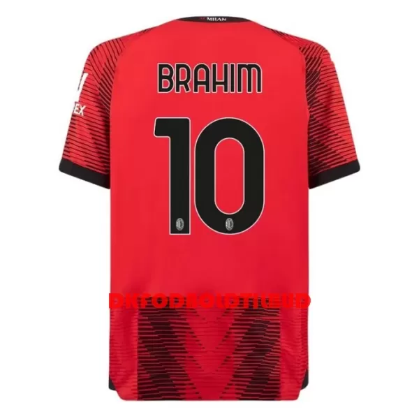 AC Milan Brahim 10 Fodboldtrøje Herre Hjemmebane 23/24