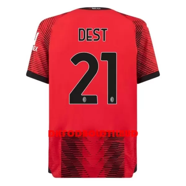 AC Milan Dest 21 Fodboldtrøje Herre Hjemmebane 23/24