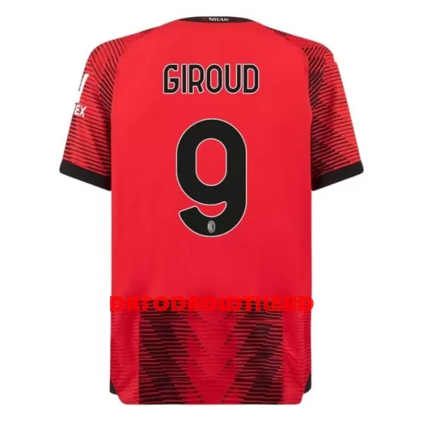 AC Milan Giroud 9 Fodboldtrøje Børn Hjemmebane 23/24