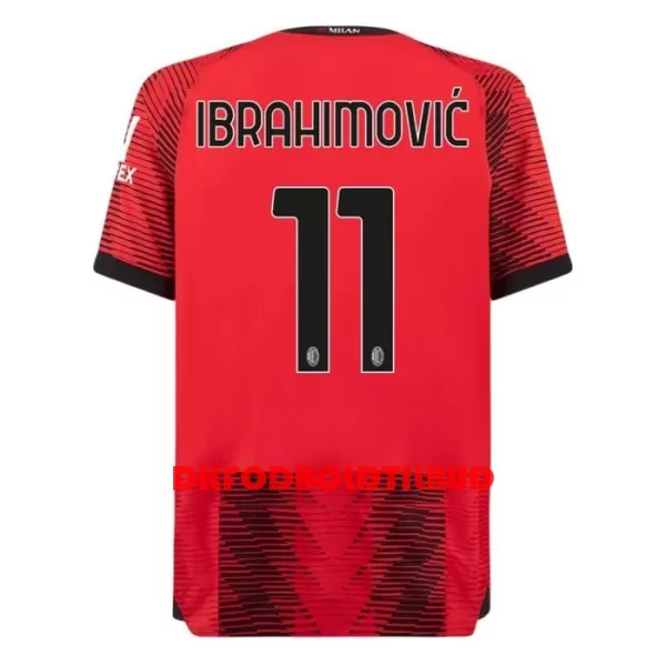 AC Milan Ibrahimovic 11 Fodboldtrøje Børn Hjemmebane 23/24