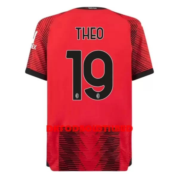 AC Milan Theo 19 Fodboldtrøje Børn Hjemmebane 23/24