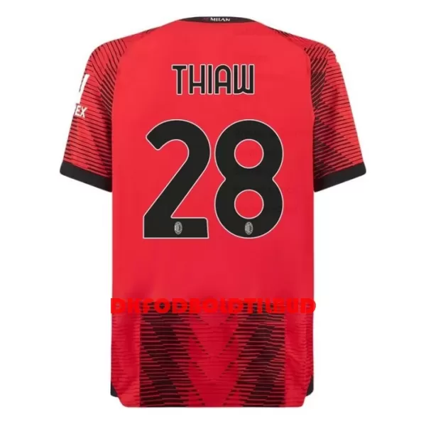 AC Milan Thiaw 28 Fodboldtrøje Herre Hjemmebane 23/24