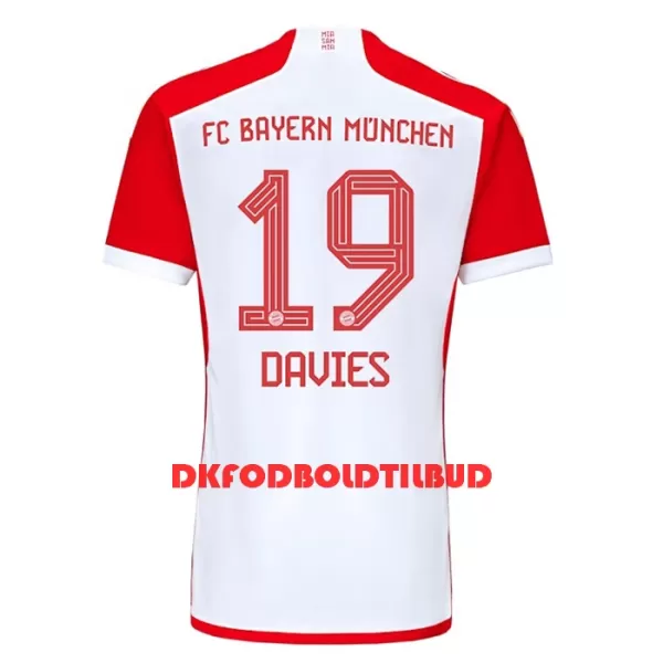 Bayern München Alphonso Davies 19 Fodboldtrøje Børn Hjemmebane 23/24