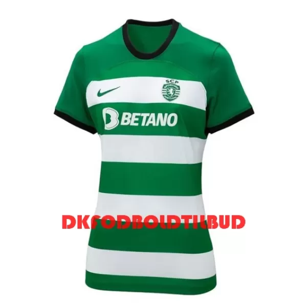 Sporting CP Lisbon Fodboldtrøje Dame Hjemmebane 23/24