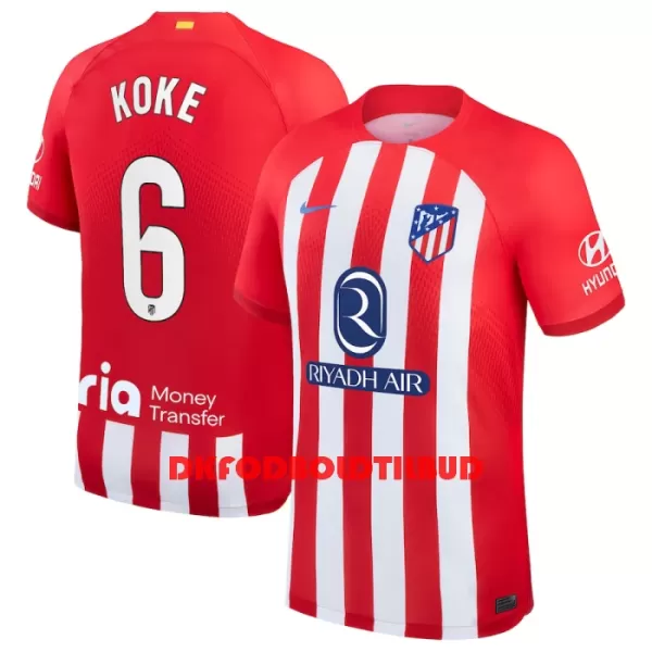 Atlético Madrid Koke 6 Fodboldtrøje Herre Hjemmebane 23/24