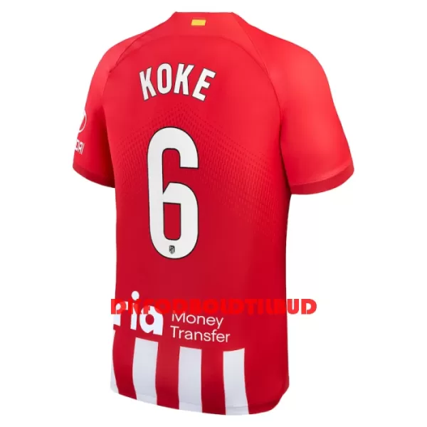 Atlético Madrid Koke 6 Fodboldtrøje Herre Hjemmebane 23/24