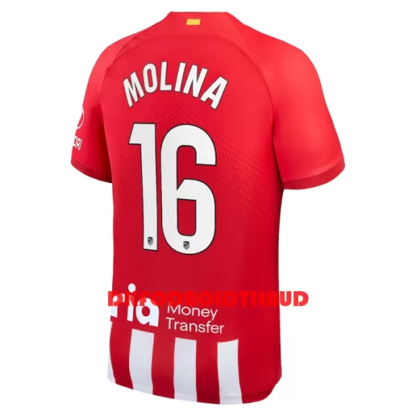 Atlético Madrid Molina 16 Fodboldtrøje Herre Hjemmebane 23/24