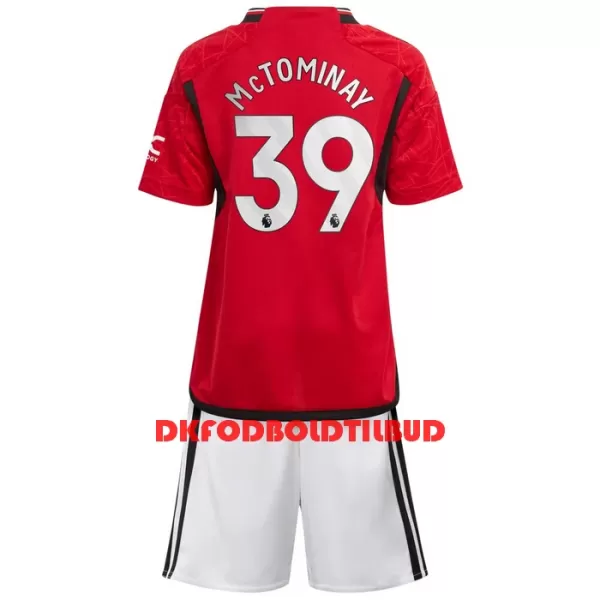 Manchester United McTominay 39 Fodboldtrøje Børn Hjemmebane 23/24