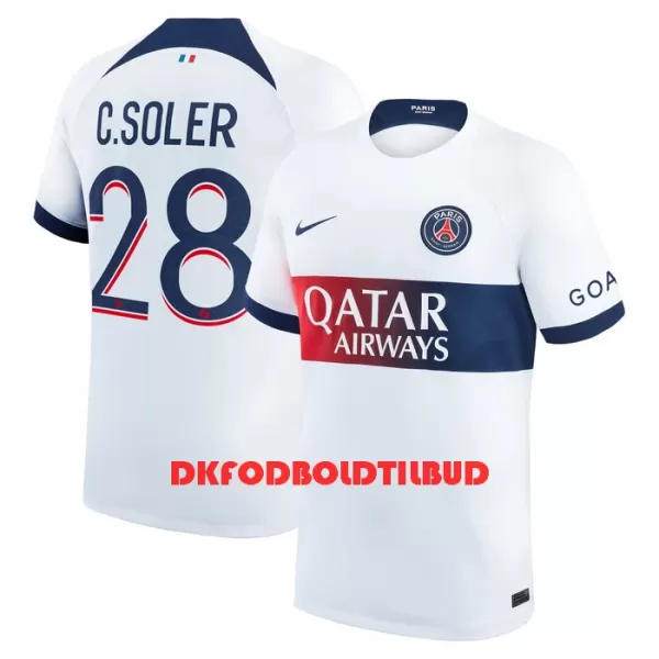 Paris Saint-Germain C. Soler 28 Fodboldtrøje Herre Udebane 23/24