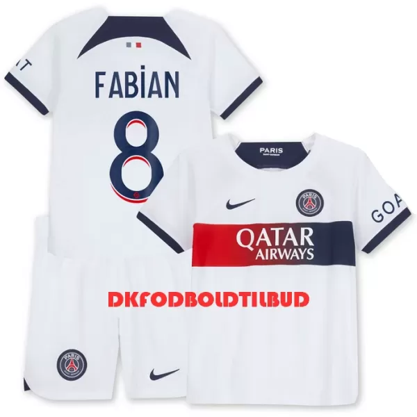 Paris Saint-Germain Fabian 8 Fodboldtrøje Børn Udebane 23/24