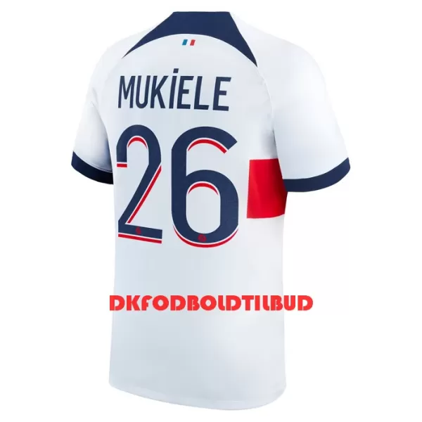 Paris Saint-Germain Mukiele 26 Fodboldtrøje Herre Udebane 23/24