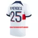 Paris Saint-Germain N.Mendes 25 Fodboldtrøje Herre Udebane 23/24