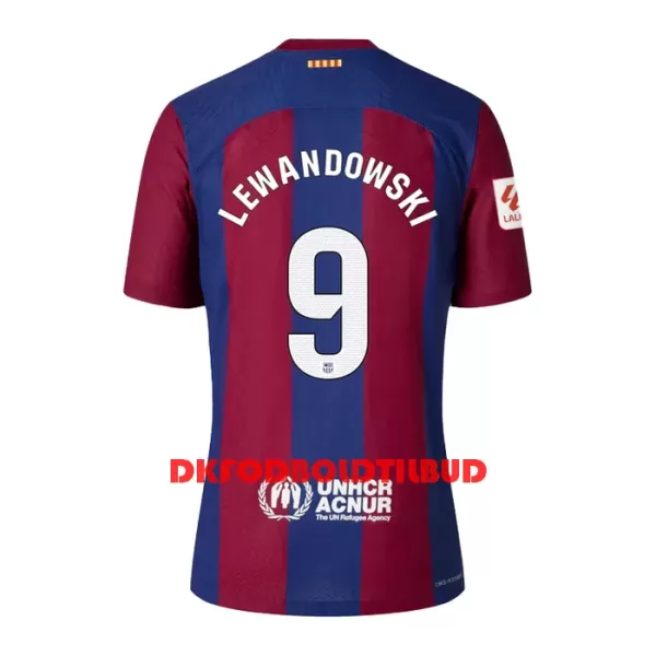 FC Barcelona Lewandowski 9 Fodboldtrøje Børn Hjemmebane 23/24