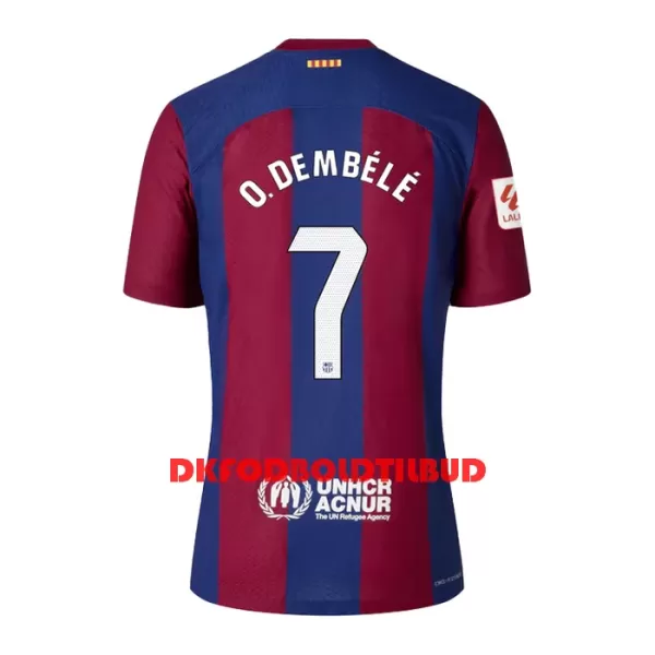 FC Barcelona O. Dembele 7 Fodboldtrøje Børn Hjemmebane 23/24