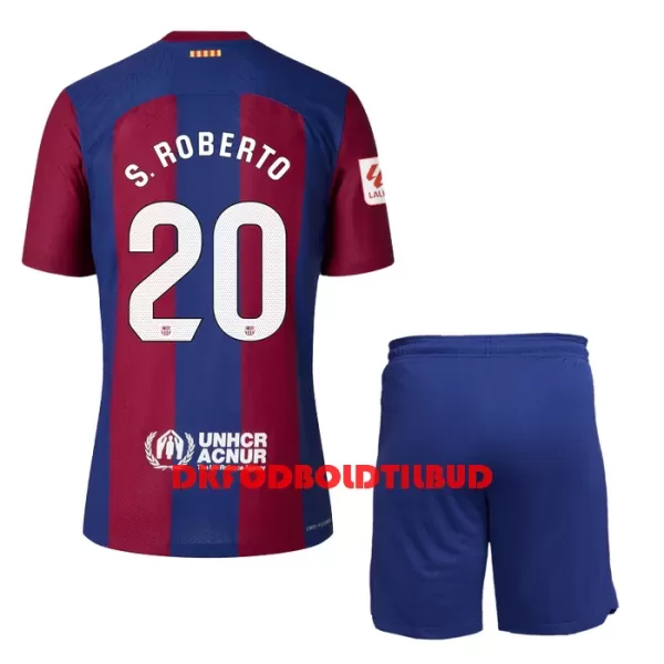 FC Barcelona S. Roberto 20 Fodboldtrøje Børn Hjemmebane 23/24